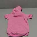 Jecikelon Winter Dog Hoodie Sweatshirts with Pockets Warm Dog Clothes for Small Dogs Chihuahua Coat Clothing Puppy Cat Custume (Pink, Medium)