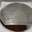 Funerom Round Wall Mirror 15.4 Inches Circle Mirror Bathroom Mirrors,White