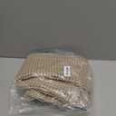 AMOAMI Upgraded Waffle Bath Mat, Super Absorbent Non Slip Bath Mats for Bathroom Floor, Machine Washable Bathroom Rugs with Tassels, Rubber Backed Bathroom Mats, Ultra Soft, 17" x 24", Brown