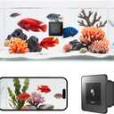 2K HD Aquarium & Terrarium WiFi Pet Camera,140 Wide-Angle Anti-Glare & Anti-Reflection,Night Vision for Fish & Reptiles,Two-Way Audio,Easy & Quick Install,AI-Powered Detection,24/7 Recording