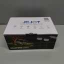 JEJOT Solar Spot Lights Outdoor Waterproof IP65, 4 Pack, 2CCT(3000K/ 6500K), 4 Lighting Modes Selectable, Solar Powered Yard Garden Solar Spot Lights for Outside Landscape Auto On/ Off