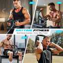 Twister Arm Trainer for Men, Chest Workout Equipment 5-Level Adjustable (40-130lb) with Ergonomic 27 Targets Biceps/Clip/Thigh, Portable Exerciser for Home Gym Travel Fitness