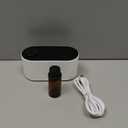 Waterless Diffuser for Essential Oil, Battery Operated Scent Air Aromatherapy Diffuser, Mini Aroma Diffusers with 3 Intermittent Mist Modes, Cycle Start for 400-700 sq.ft Home Office Bedroom. (White)