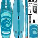 Inflatable Paddle Boards, Stand Up Paddle Board for Adults Youth of All-Round, 10'6'' *33'' * 6'' Extra Wide & No-Slip Sup for Yoga Fishing