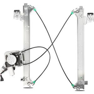 Rear Power Window Regulator Passenger Side with Motor Assembly Replacement for Chevy Silverado Suburban 1500 2500 GMC Sierra Yukon Cadillac Escalade 2000 2001 2002 2003 2004 2005 2006, Right, 741-579