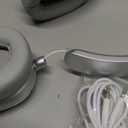 RORSOU C6 Active Noise Cancelling Headphones, Wireless Over Ear Bluetooth Headphones, 60H Playtime, Lightweight Folding Deep Bass Comfort Fit Ear Cups Headset with Mic for iPad/Travel/PC/Home Silver