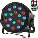 U`King 36W Wireless Uplights, 18 LED RGB Stage Lights, DMX512 & Sound-Activated Rechargeable Par Lights, LED Par Can for Party Event Wedding Show
