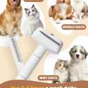 3-in-1 Pet Grooming Tool - Deshedding Dog Brush, Dematting Comb, Undercoat Rake for Long Hair Dogs & Cats, Grooming Comb for Shedding and Matting