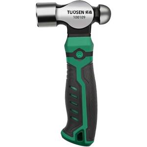 Small Ball Peen Hammer, Stubby Metalworking Tool Hammer for Jewelry and Crafting
