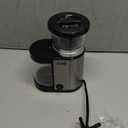 Kaffe Electric Burr Coffee Grinder (5.5oz) w/Adjustable Precise Coarseness Settings - Flat Burr - [Improved Motor] - Precision Coffee Bean Grinder for Home Use - Stainless Steel