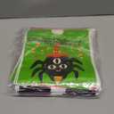 HOIIOH 96 Pcs Halloween Goodie Bags Bulk, 12 Designs 6x6 Inch Mini Drawstring Treat Bags for Kids, Trick or Treat Party Favors, Classroom Prizes Halloween Supplies