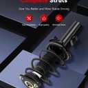 Complete Struts Shock Absorbers Fits for 04-13 for Mazda 3, 06-10 for Mazda 5 cciyu 172264 172263 Quick Struts Assembly Front Pair Struts FWD