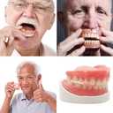 Healthyare Denture Do it Yourself Full Set of Top and Bottom Fake Teeth for Improve Smile