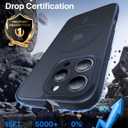 Faiono Magnetic for iPhone 16 Pro Max Case [Full Camera Protection][Military-Grade Protection][Compatible with MagSafe] Shockproof Protective Slim Phone Case for iPhone 16 Pro Max, Navy Blue