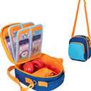 Carrying Case Compatible with Yoto Mini 2024 Edition, Yoto Mini Travel Case Fits Headphones and 30 Cards (Blue)