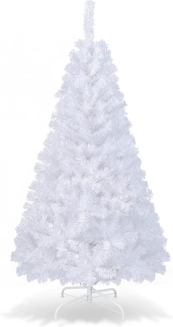 5Ft-Artificial-PVC-Christmas-Tree-W-Stand-Holiday-Season-Indoor-Outdoor-White
