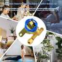 Humidifier Solenoid Valve 24V 4040 fit for Aprilaire 600 550 400 500 700 560 600M 700M 768 760A 568 560A Brass 24V Humidifier Water Solenoid Valve 4040 prime&swift