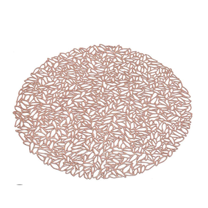 Round Pink Placemats,  3Pcs