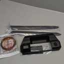 Daeiclru Tailgate Door Handle Trim Cover Compatible with Toyota Tacoma 2024 2025, Rear Trunk Grab Handle Cover Scratch Protector Accessories(Only Fit SR Version) (Glossy Black)