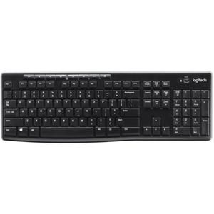 Logitech MK270 Wireless Keyboard for Windows, 2.4 GHz, 8 Multimedia Keys, PC, Laptop, Wireless Keyboard - Black