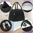FlowFly Insulated Lunch Cooler Bag - Tote Bag Organizer for Women/Men, Dot