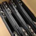 ViVin 1 Inch Binders 3 Ring, Sturdy 3 Ring Binder, 24 Pack Bulk, Black