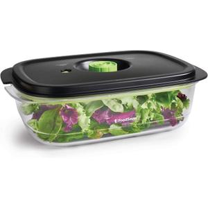 FoodSaver Preserve & Marinate Vacuum Containers, 10 Cup, BPA-Free, Dishwasher Safe, Clear