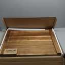 GASHELL Noodle Board Stove Cover with Handles for Electric, Gas Stove Top (Acacia Wood)
