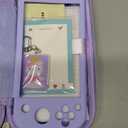 GUTIAL Accessories Bundle for Nintendo Switch Lite - Cute Kawaii NS Lite Accessories kit for Grils Boys Kids with Carrying Case, Cartoon Cover Case, Screen Protector, Stand - Purple