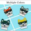 TXW Multipurpose Holder Stand adapted for Eyeglass & mobile Phone & Pencil ,Akita dog Glasses Holder Stands for Home Office Desk Decor Accessories,Funny Decorative Gifts (Yellow)