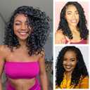 8 Packs Goddess Box Braids Crochet Hair for Black Women-14 Inch Boho Crochet Braids Hair Synthetic Braiding Hair Extensions (1B)