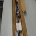 1 Inch Blackout Curtain Rods for Windows Patio, Adjustable Room Divider Curtain Rod Wall Mount & Ceiling Mount for Indoor & Outdoor, Black, 72" to 144"