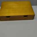 Coffee Pod 15" X 11" X 3" Natural Wood Countertop Organizer Drawer, Counter Top Espresso Tea Bag Station Storage Holder Box, Brown