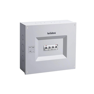 Transfer Panel (60A/60A), Briidea Transfer Switch for Portable Generators 15,000 Watts, Manual Transfer Switch Kit, Prewired and Sixteen Pre-Reserving Holes for Easy Installation