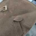 Soft Suede Large Tote Bags for Women Fashion Vintage Top Handle Handbag Fashion Shoulder Hobo Bag with Cherry Pendant (Coffee)