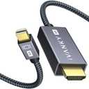 4K Mini DisplayPort to HDMI Cable, iVANKY 4K@30Hz Thunderbolt to HDMI Cable, [Alum Shell/Braided/Optimal Chip Solution], Mini DP to HDMI for MacBook Air/Pro, Surface Pro/Dock, Monitor, Projector - 6FT