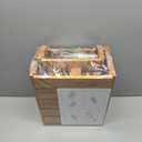 Outdoor Steps 3.5'' Height, Wooden Step Platform 35 Length, Step Stool with Non Slip Pads, Wooden Platform, Step for Outside, Wooden Platform for Bathroom, Kitchen, Bed(Oak)