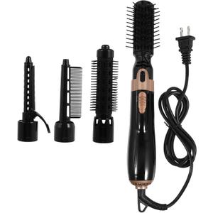 Versatile Hair Curler with US Plug Compact Electric Heated Curling Wand for Personal Hair Styling Quick Warm-up in Seconds Includes Four Styling Combs for DIY Hairstyles