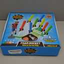 Stomp Rocket Jr Multi-Color Rocket Launcher for Kids, 8 Rockets - Fun Outdoor Kids Gifts for Boys & Girls - STEM Toy Foam Blaster Set Soars Up to 100 Feet - Ages 3 & Up