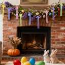 12 Pcs 24 Inch Pastel Ribbon Bows Large DIY Easter Spring Holiday Bow Garland Banner Crafts Decor for Wreath Basket Mantle Tree Topper Home Front Door Outdoor Fence Decor(Pastel Plaid)