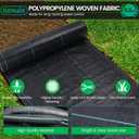 5ftx180ft Weed Barrier Landscape Fabric Heavy Duty, Premium 3.2oz Weed Barrier Fabric Garden Ground Cover, Weed Fabric, Garden Landscaping Fabric