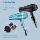 BaBylissPRO Nano Titanium 2000-Watt Blow Dryer with Concentrator Nozzle, Professional Grade Ionic Corded Styling Tool for Hair