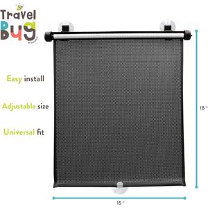 Travel Bug Suction Roller Shade