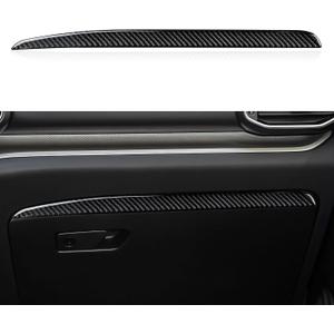 Car Copilot Glove Box Strip Sticker Carbon Fiber Decal Interior Trim Cover for Ford Explorer Sport 2020 2021 2022 2023 2024 Accessories