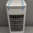 24-INCH Windowless Air Conditioner w/Double Tanks, Smart Timer, 2 Ice Packs, 60W Evaporative Air Cooler, 70 Oscillation, 3-Speed Swamp Cooler Air Conditioner Portable for Room