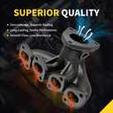 674-729 Left Side Exhaust Manifold for Chevy Silverado 3500 01-06