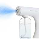 Nano Spray Machine Blue Ray Mist Sprayer Gun Handheld Cordless Rechargeable Atomize (White, N9S)
