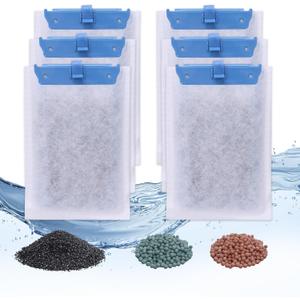Large Aquarium Filter Cartridges (6-Pack) for Tetra Whisper Bio-Bag Power Filters & Tetra ReptoFilter  Replacement Filters for Cleaner, Clearer Water