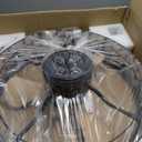 Orison 24" Caged Ceiling Fan with Lights, 2 Ways Control(App&Remote Control), Light Kit Included(8 Bulbs), Modern Farmhouse (Flush Mount)