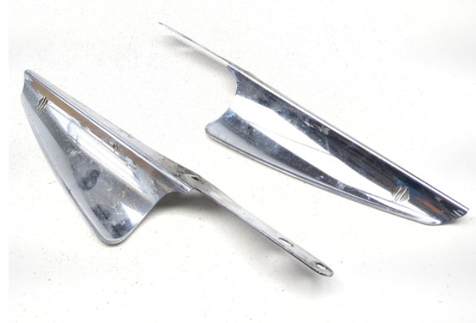 99-06 Harley FLHTCI Electra Glide Classic Front Fork Mount Wind Deflector Set